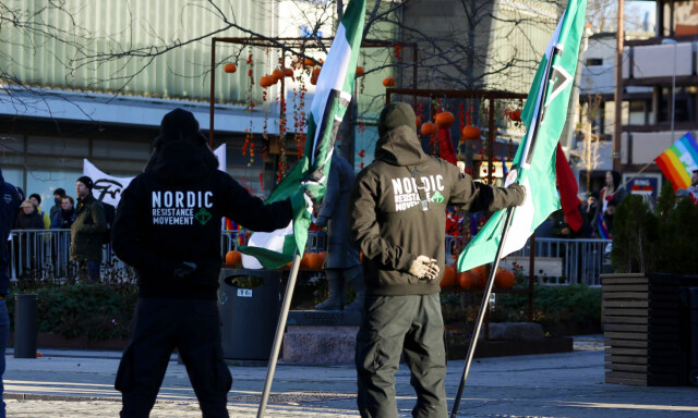 image: Både nazister og militante antifascister mener de er de eneste som kan redde oss